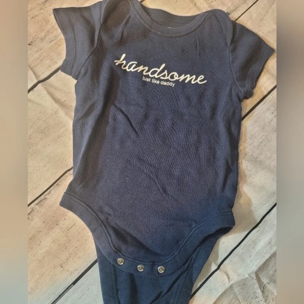 Carters Boy Jacket 6months Bodysuit 6-9/ 6-12month 4piece Bundle Set